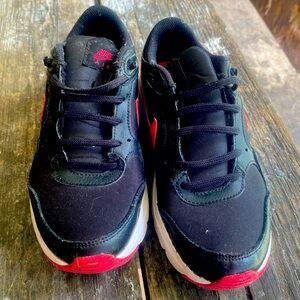 Black and pink Nike air max